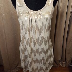 Zara Taupe Sleeveless Top